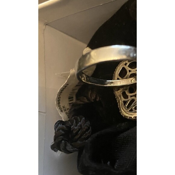 AUTHENTIC BAVNA Skull Ring 1.23 tcw Pavé Set Champagne Diamonds Sterling Silver - Picture 15 of 16